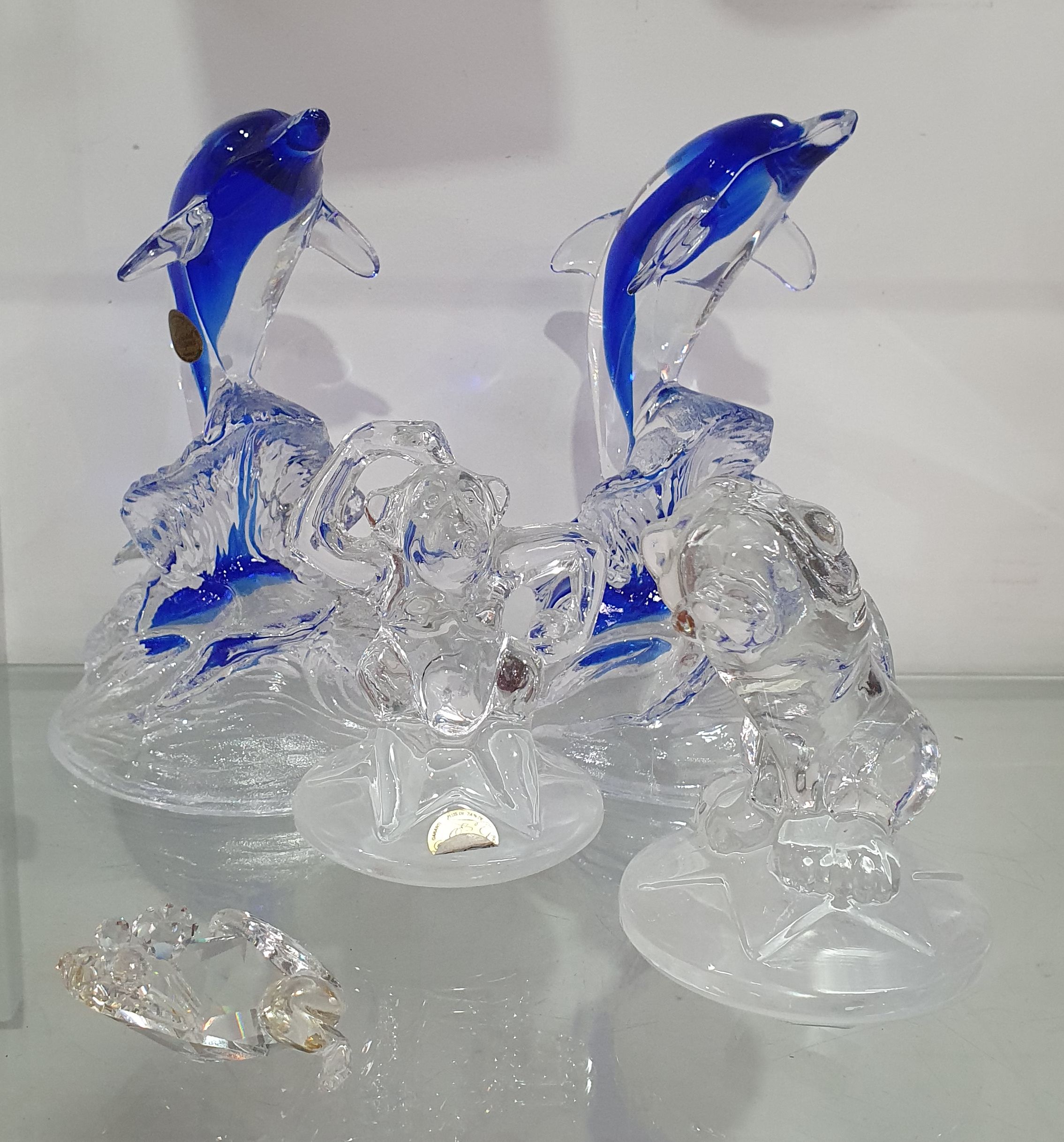 A Collection Of Various Crystal Objects