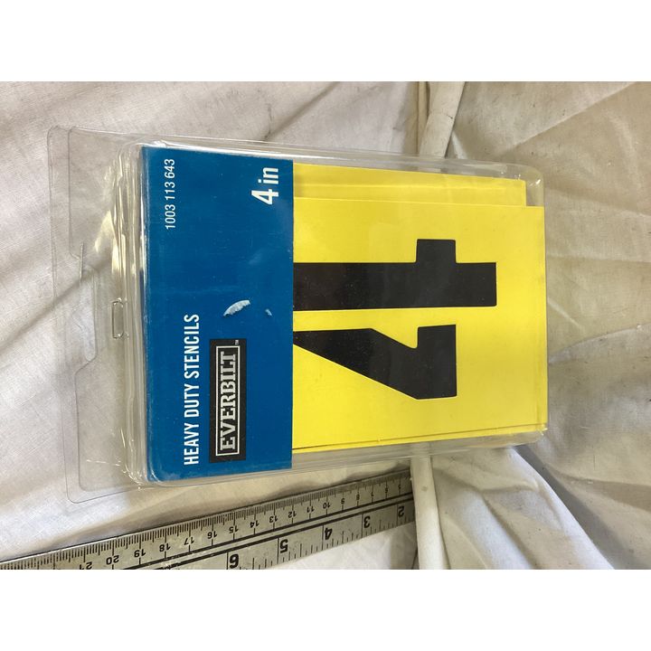 Everbilt 4'' Heavy Duty Stencils