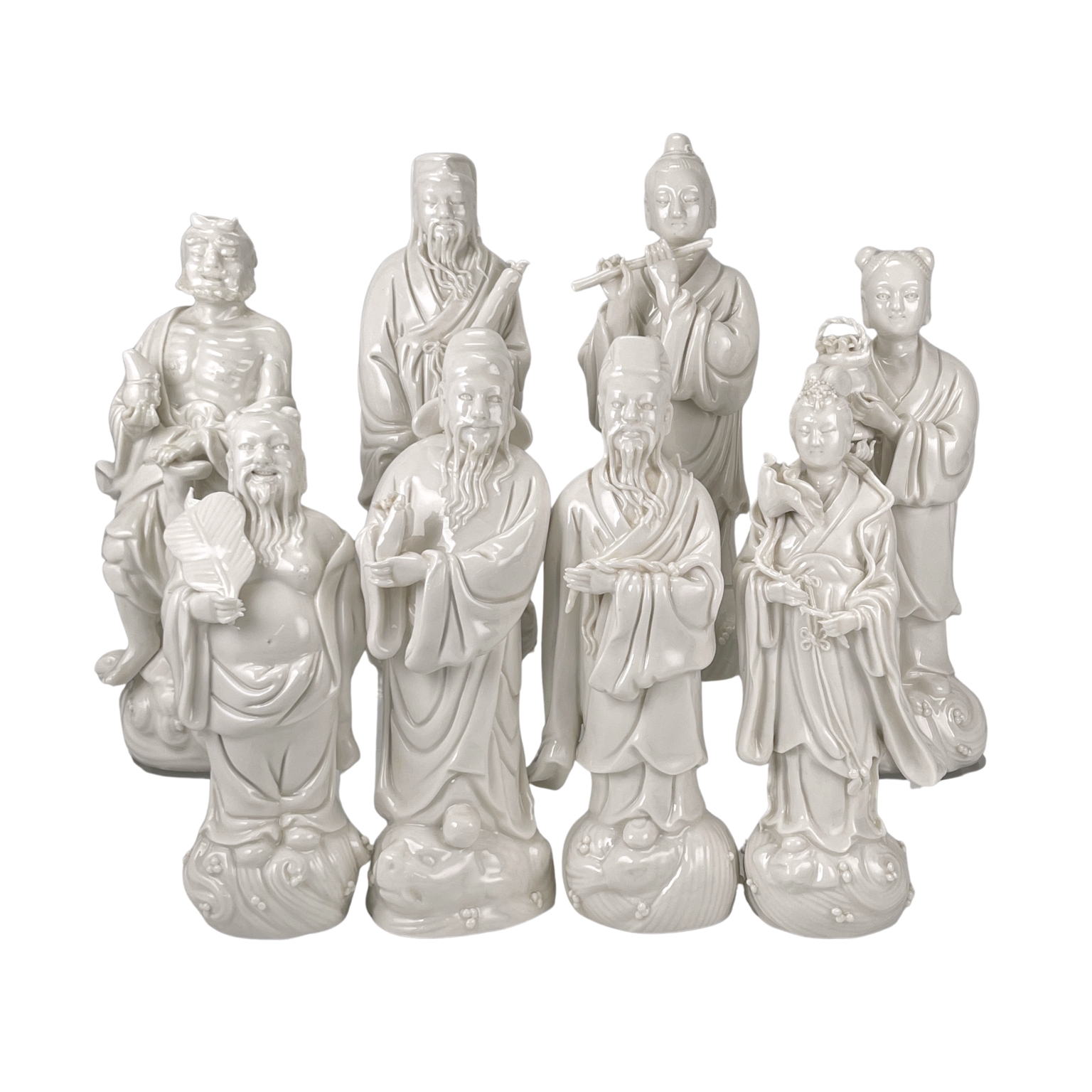 【慈惠堂墨宝】全八冊 德化白瓷八仙套BLANC DE CHINE EIGHT IMMORTALS SET | Atasbid