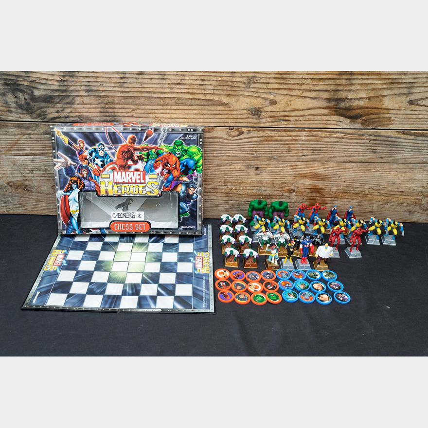 Marvel Chess Set Collection Marvel Heroes Chess Set | Harritt Group, Inc