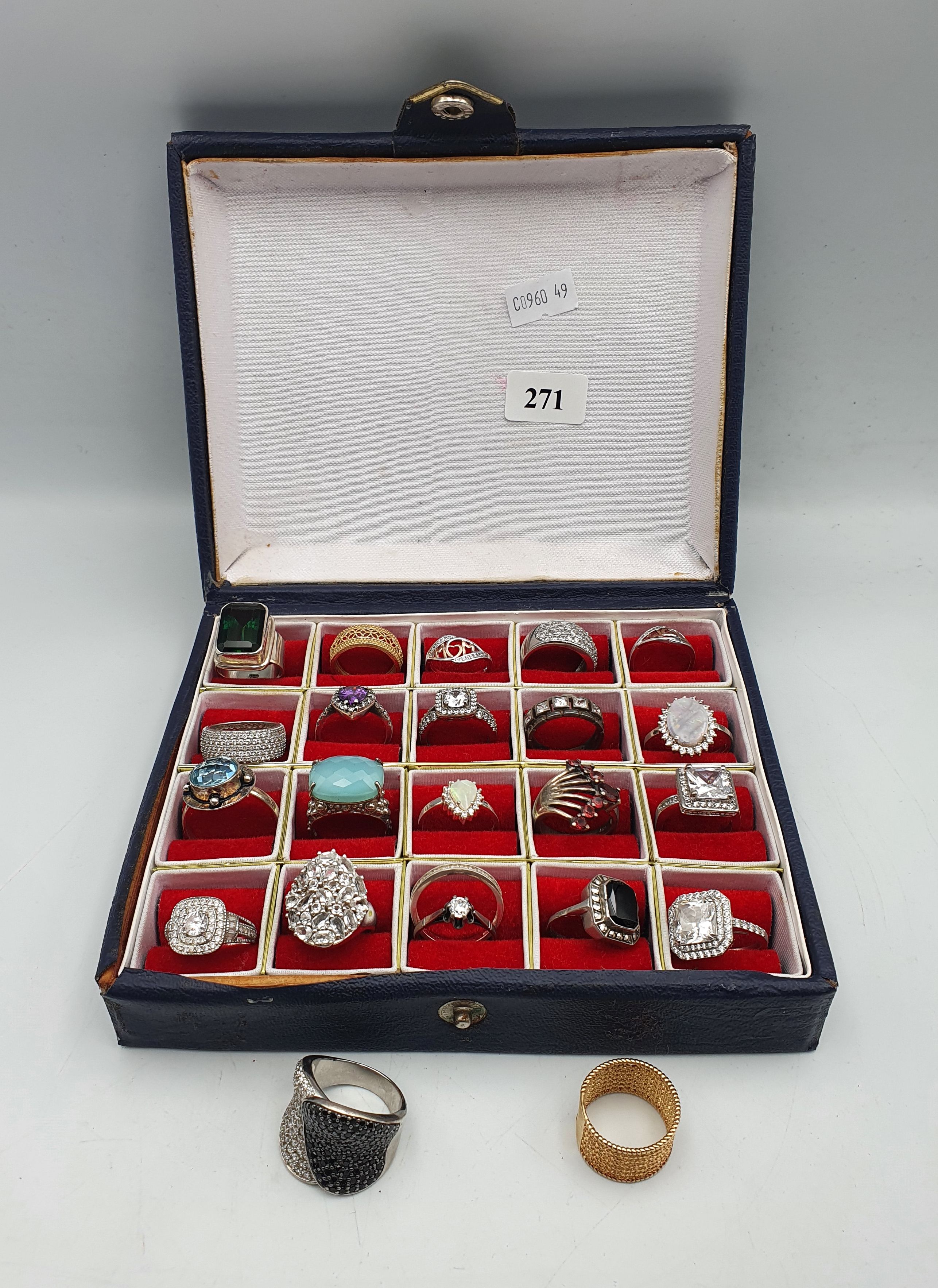 271 · 23 SILVER RINGS