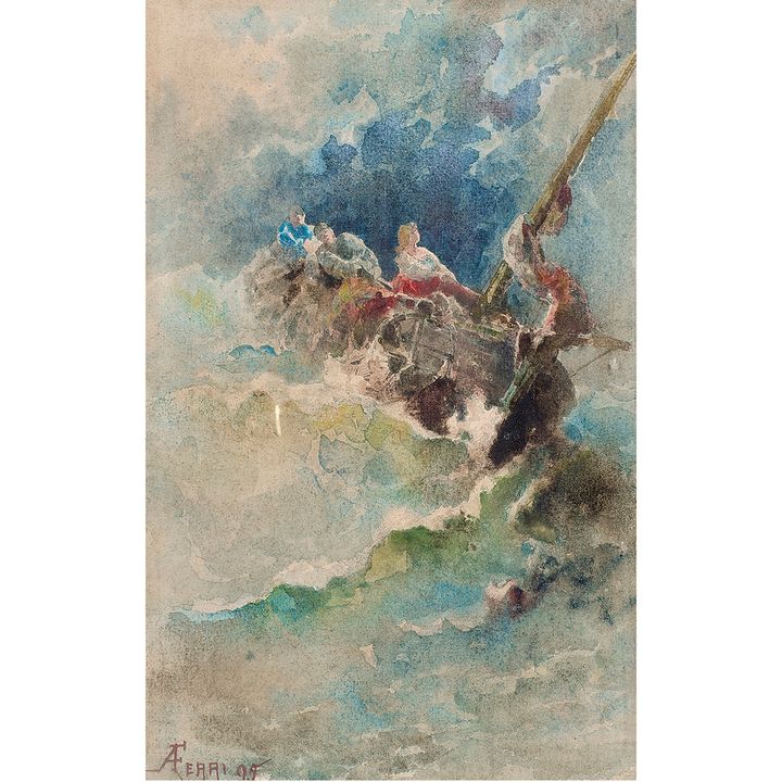 Painting, Augusto Ferri