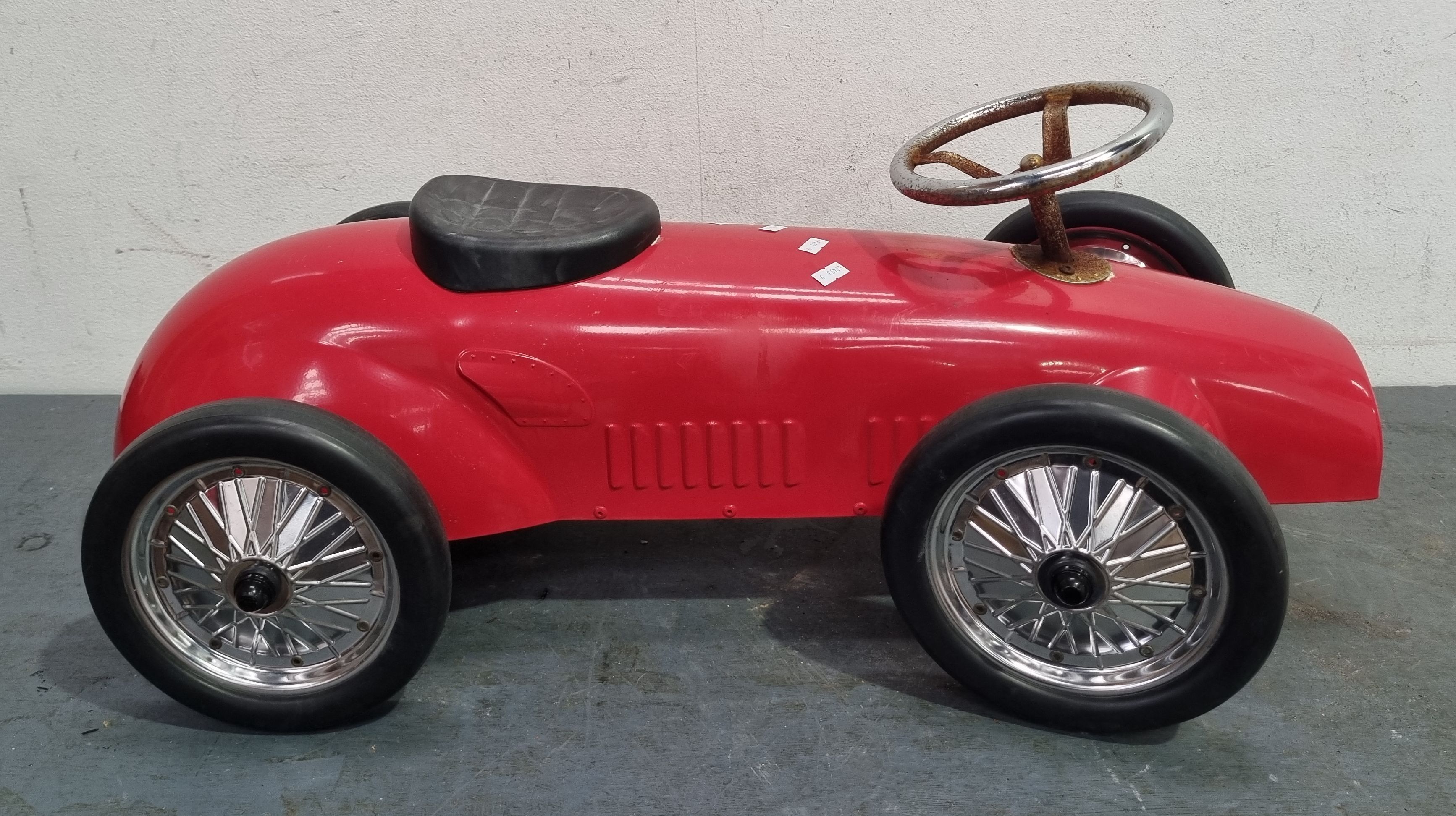 1212 · A CHILDS TOY PUSH CAR