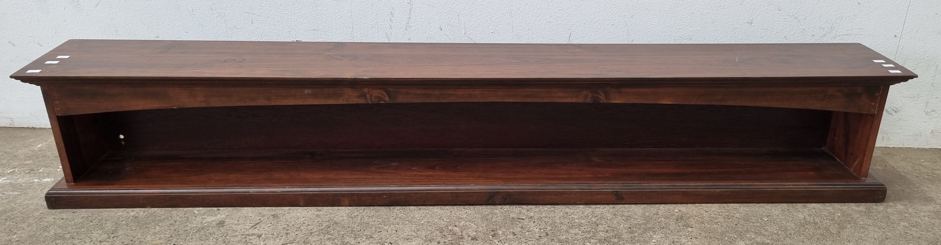 A Timber Hanging Shelf