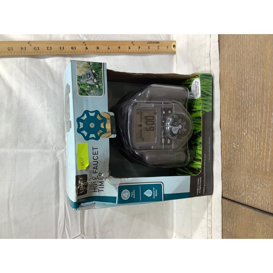 1 Dial 4 Outlet Hose Faucet Timer