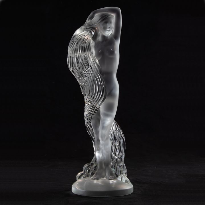 Lalique, Grand Nue Nereides figure of a nude