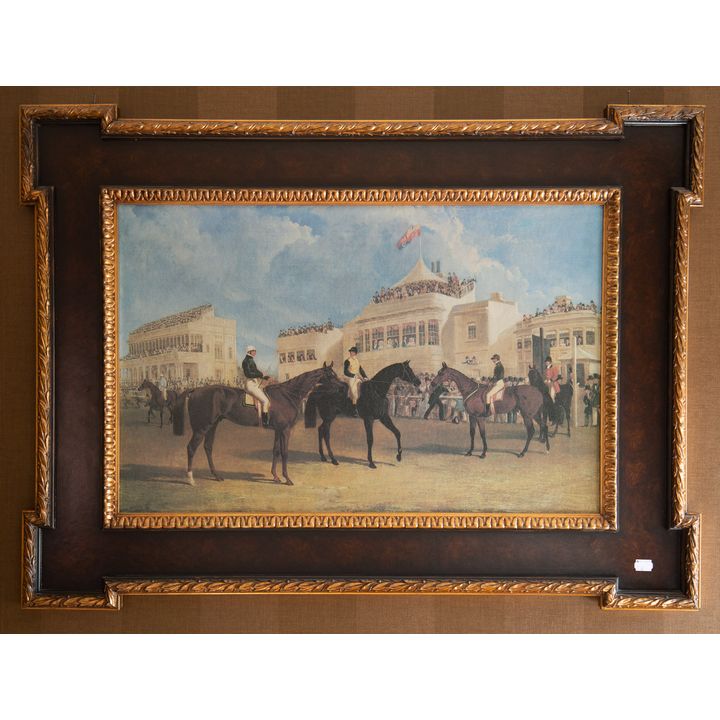 J.F. Huring and Sons. Horse Race, giclee