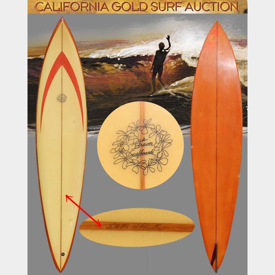 SAM HAWK DICK BREWER PINTAIL | California Gold Surf Auction