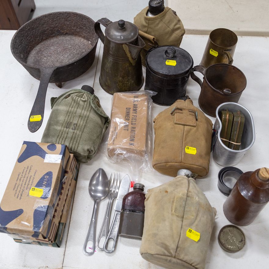Assorted U.S. Military Food Related Items