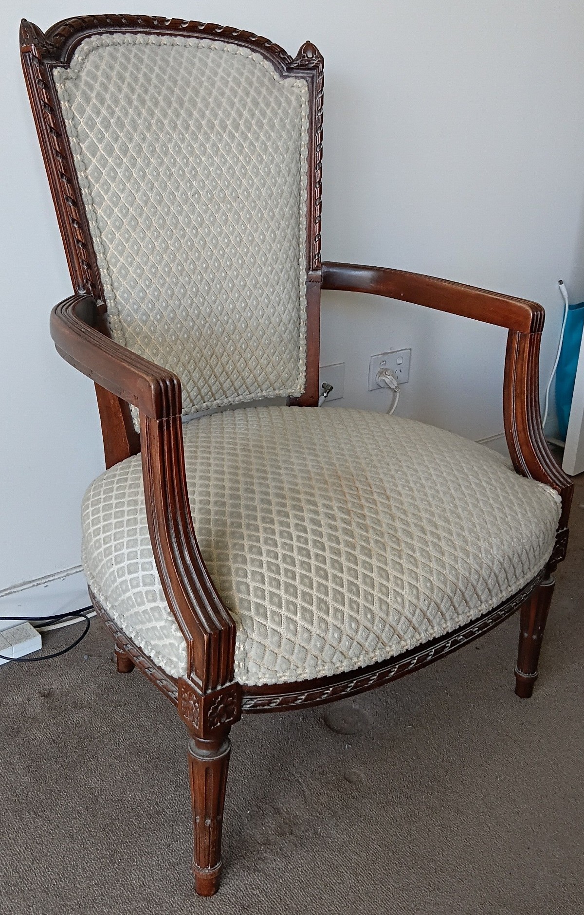 A Louis Xvi Style Armchair