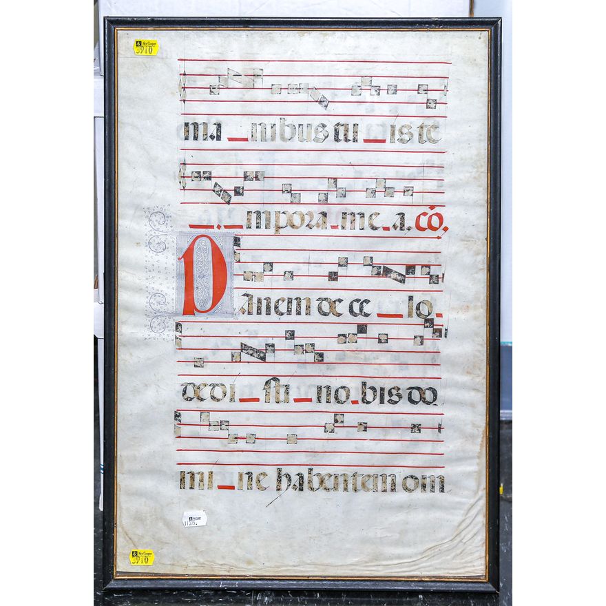 Leave From a Manuscript Antiphonal