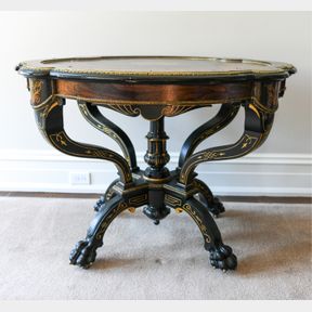 ALEXANDER ROUX EMPIRE STYLE CENTER TABLE