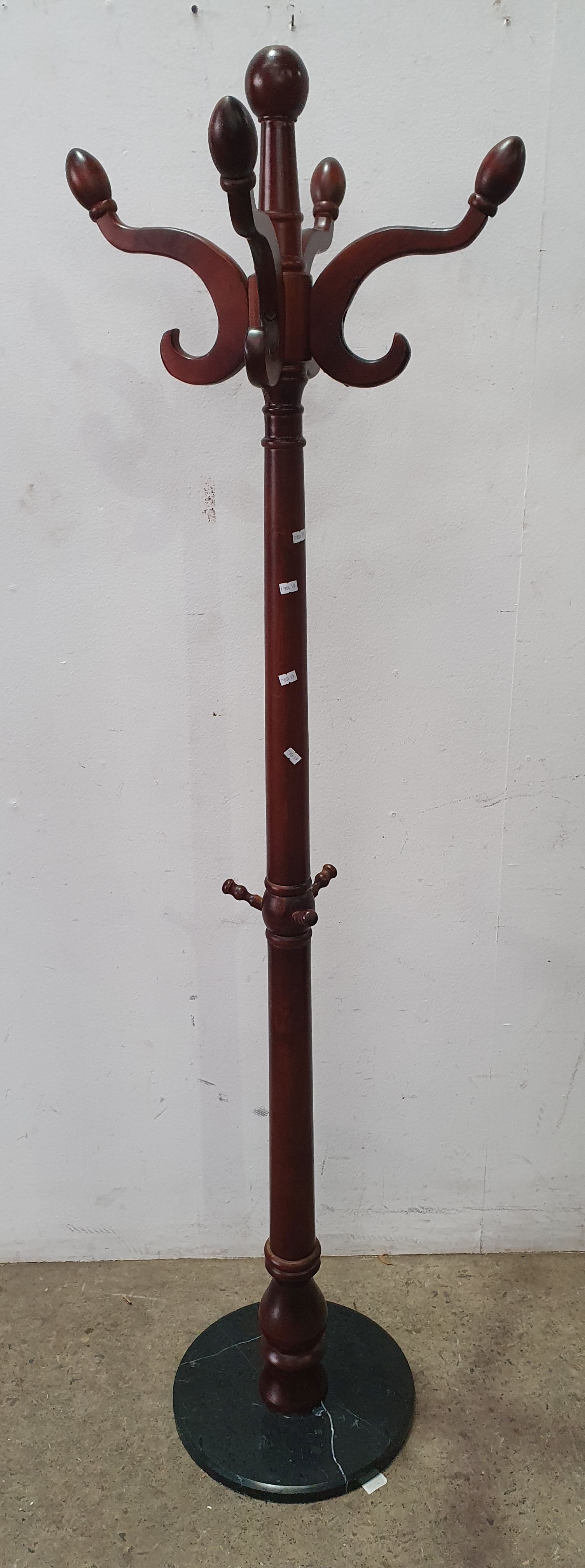 A Timber Hat And Coat Stand