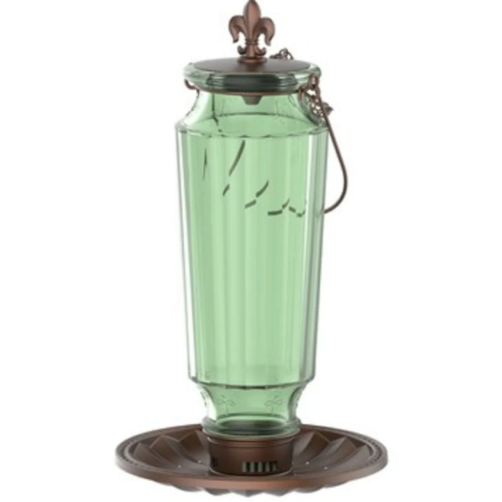 More Birds Lincoln Glass Seed Feeder