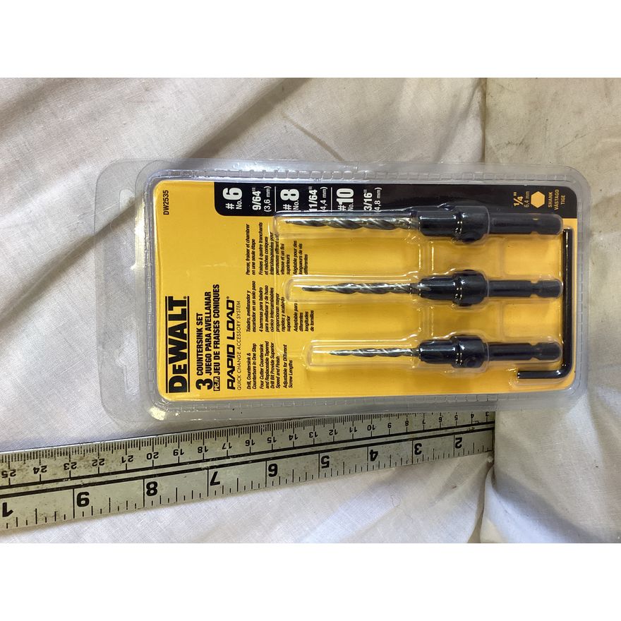 DeWalt 3pc Countersink Set