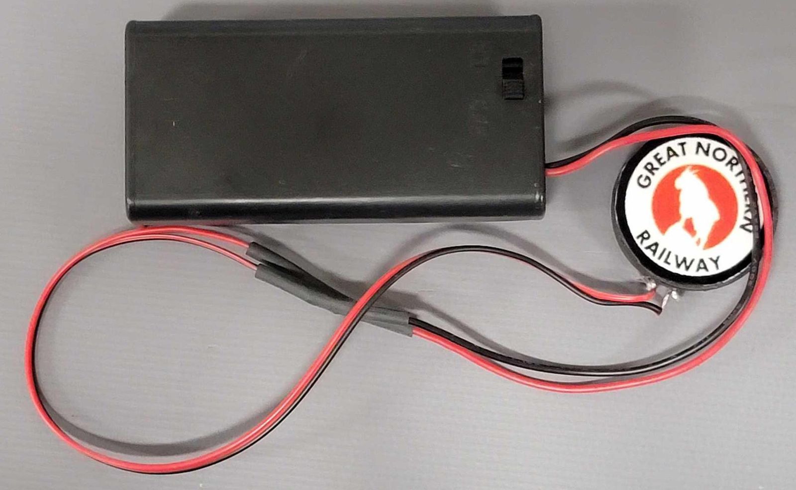 Six Tomar Industries LED light Railroad signals plus Greyhound Neon in