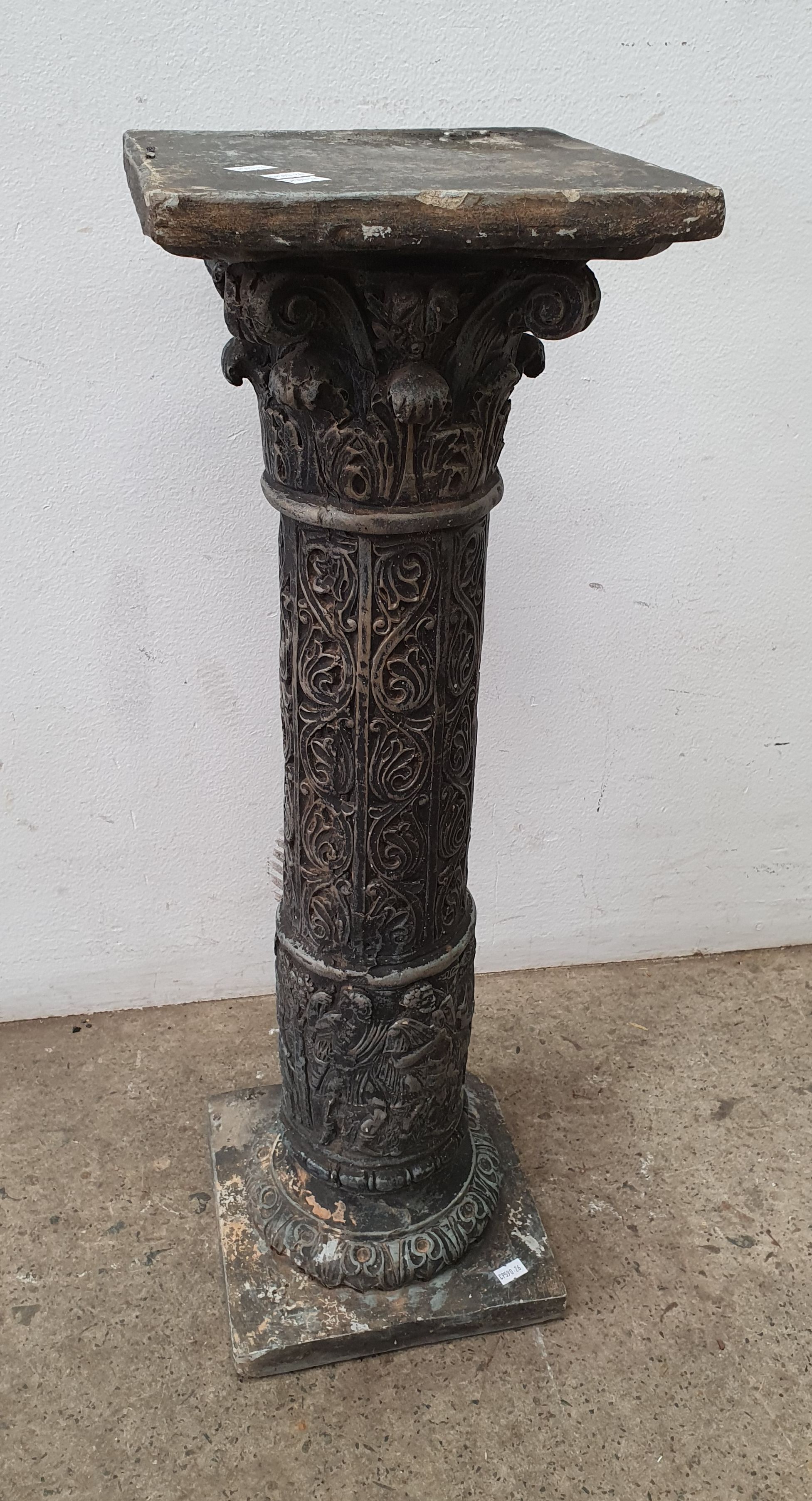 1107 · A CONCRETE PLINTH