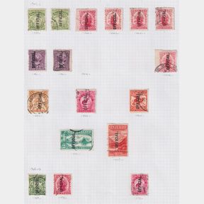 NZ Officials, 1907-63 specialised fine used colln on pages identified by SG No's…