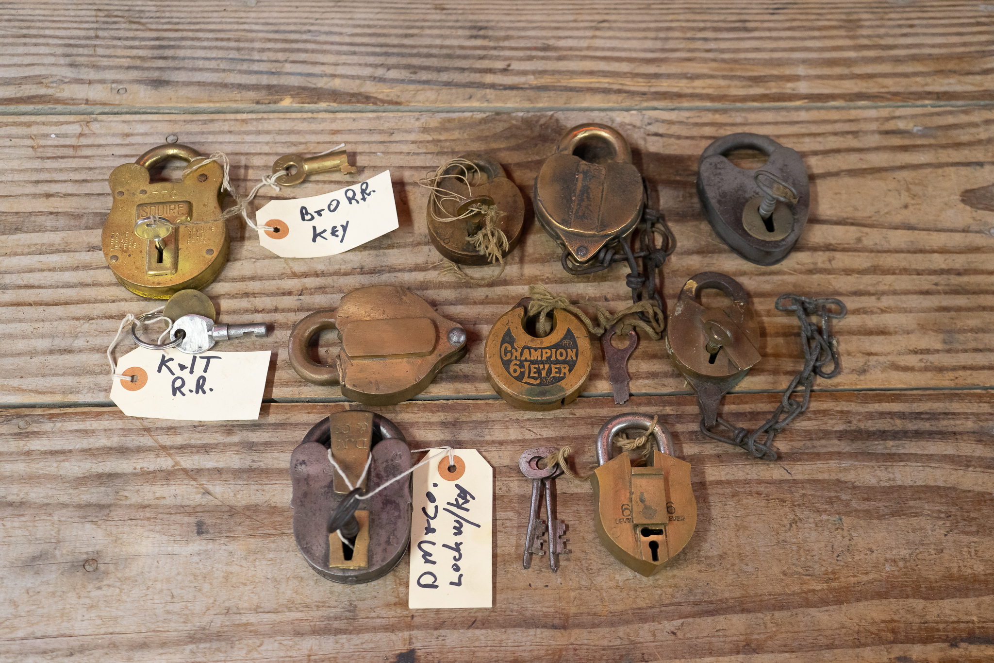 Collection of Antique Locks and Keys | Harritt Group, Inc