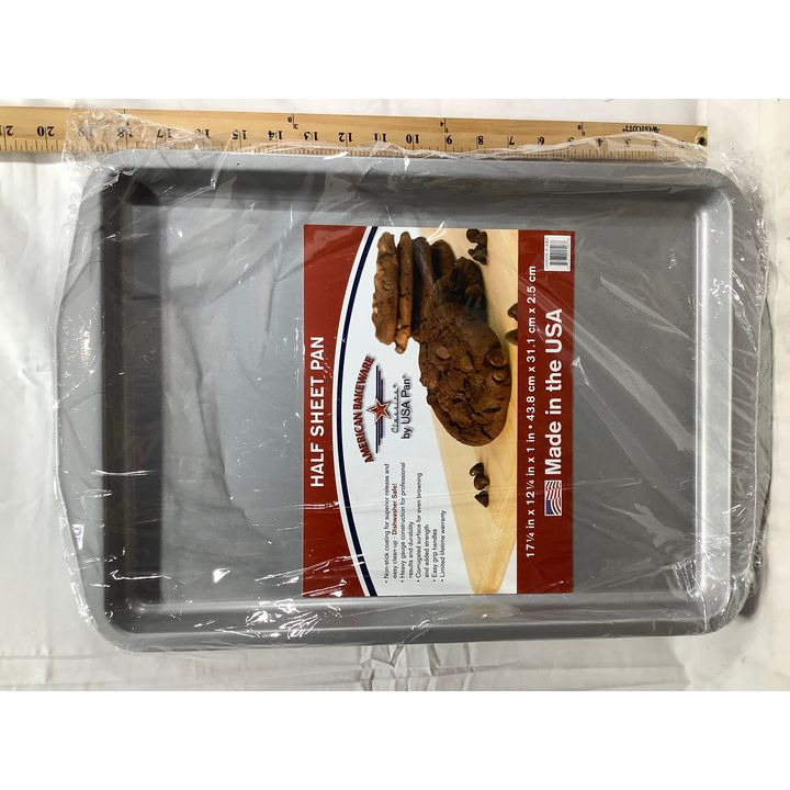 American Bake Ware, Non-Stick, Half Sheet Pan, 17-1/4" x 12-1/4" x 1"