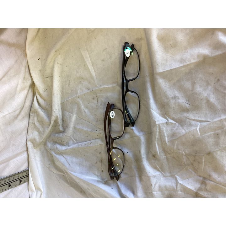 (2) Power + 2.25 Medium Black & Brown Reading Glasses