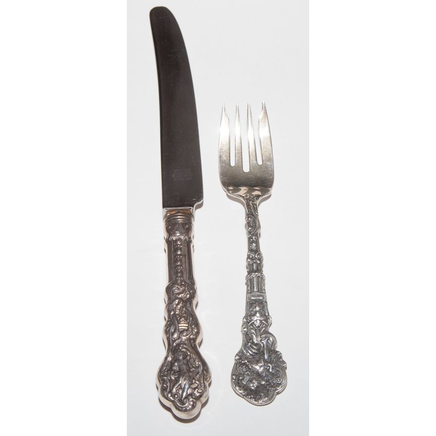 Gorham Sterling "Versailles" Knife & Salad Fork