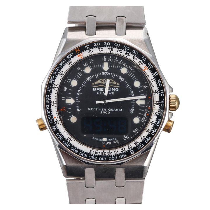 Vintage Breitling Cosmos Navitimer Chronograph Watch 81470