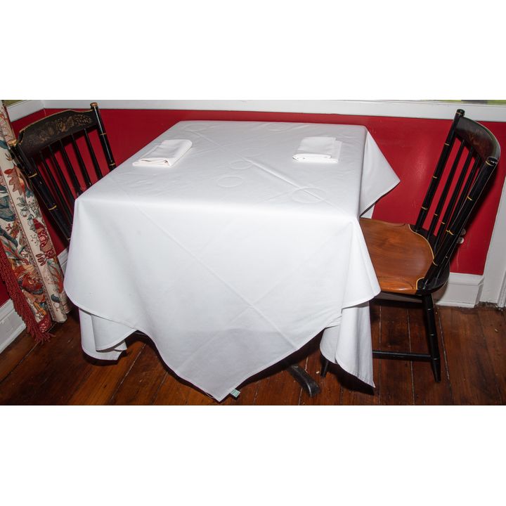 A Table & Two Hitchcock Chairs