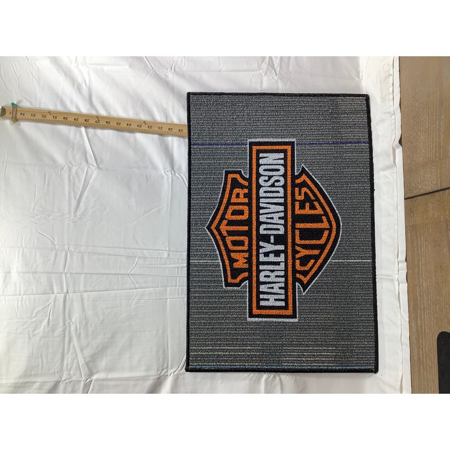 "Motor Harley-Davidson Cycles" Welcome Mat 27" x 18"