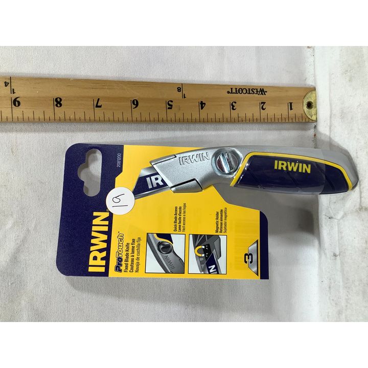 Irwin Pro Touch Fixed Blade Knife