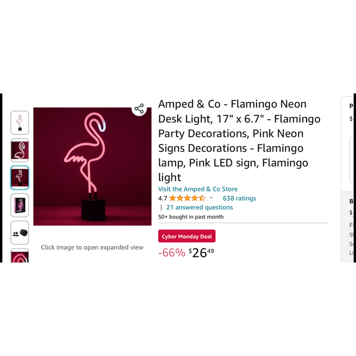 Neon Shop "Flamingo" LED Lamp