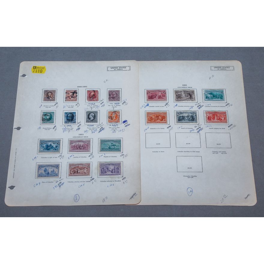 Classic U.S. Postage Stamps: 1890-'93