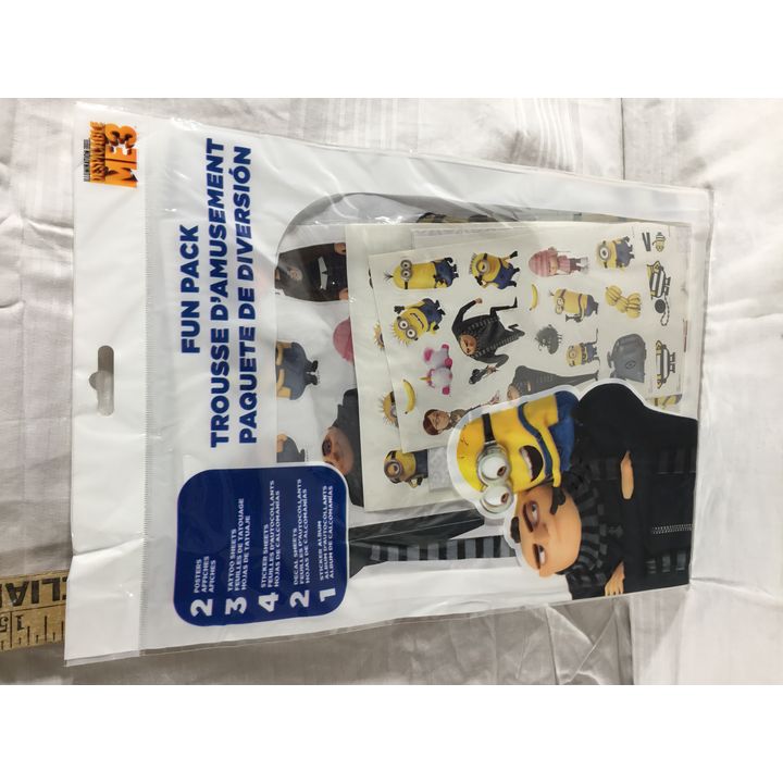 Despicable Me 3 Fun Pack / Stickers Tatoos Decals Poster