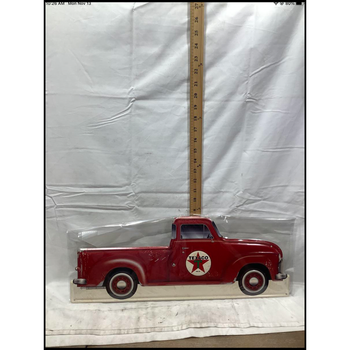 Texaco Metal Truck Décor- 23"x9"