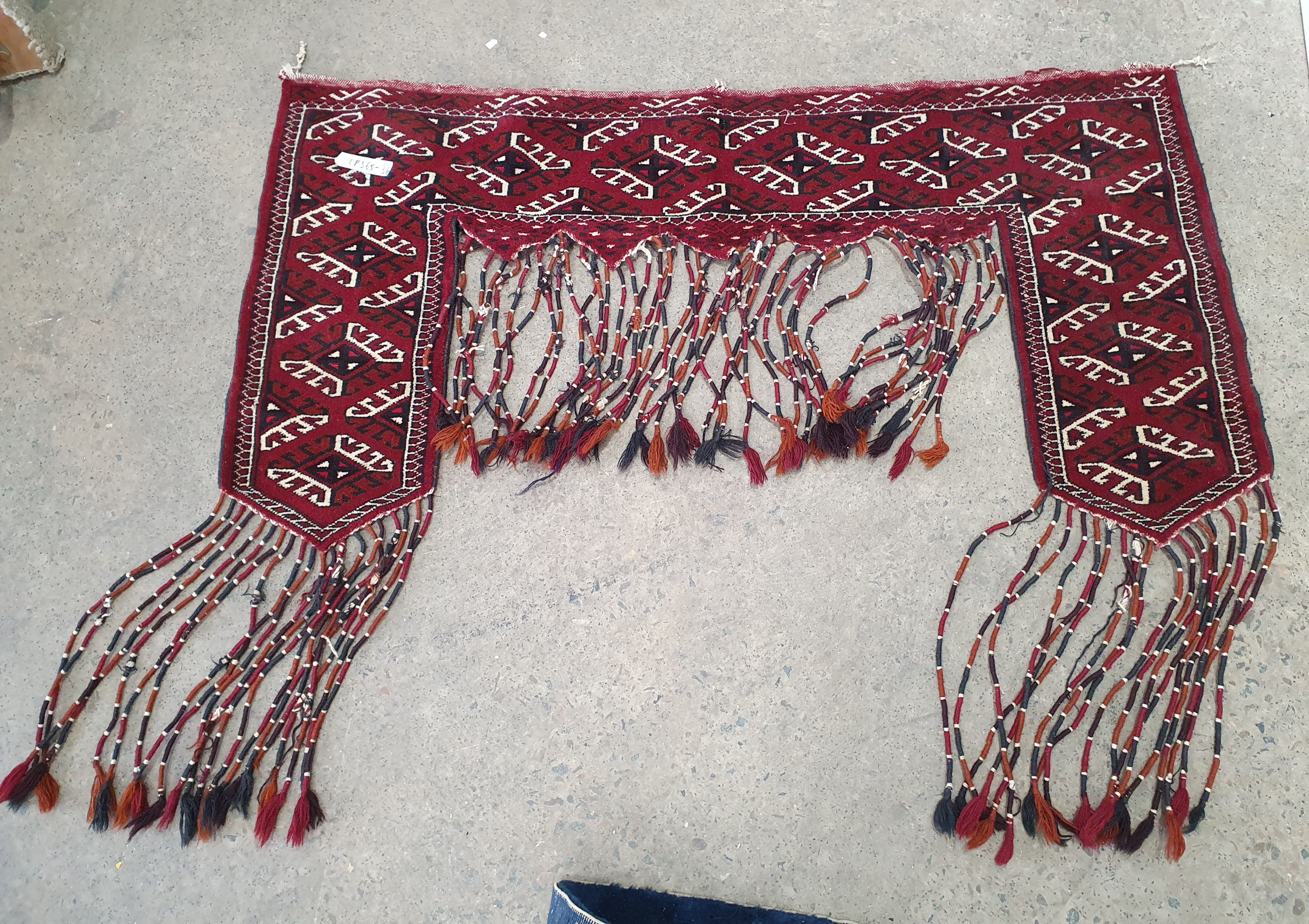 An Afghan Turkmen Wool Jalar/Tent Hanging