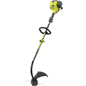 RYOBI 25 cc 2-Stroke Attachment Capable Full Crank Curved Shaft Gas String Trimmer C20