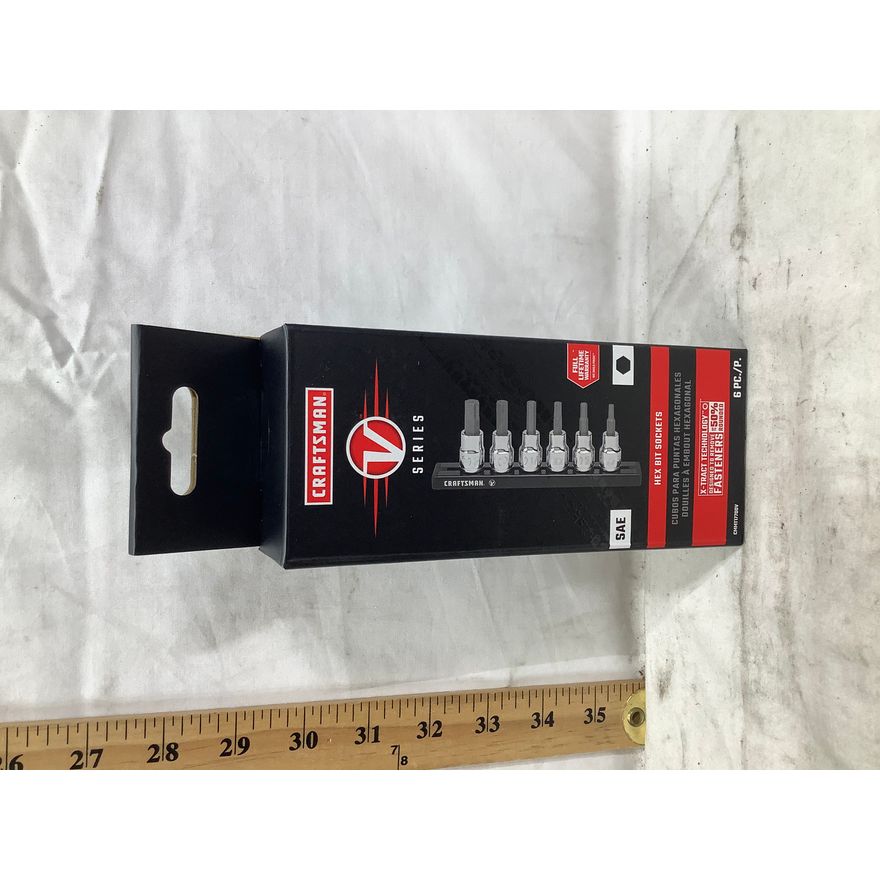 Craftsman 6pc V-Series SAE Hex Bit Sockets
