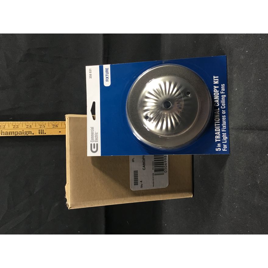 Buying (4) Commercial Electric 5in Traditional Canopy Kit