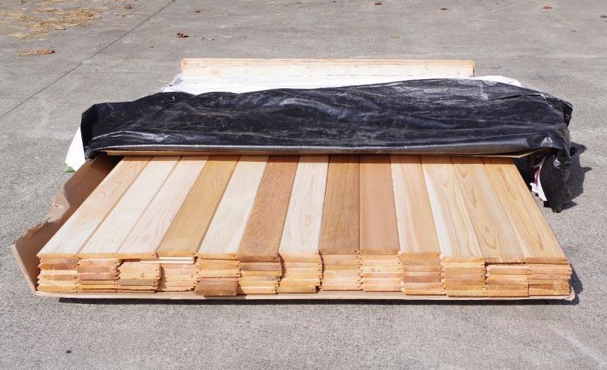 [~89] Western Red Cedar 1x4 x 6' T&G Paneling Boards | Bid Venues