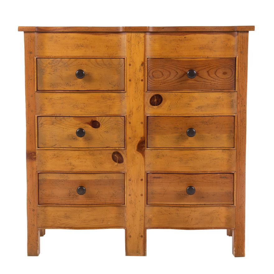 Baker Distressed Pine Chest, Milling Road