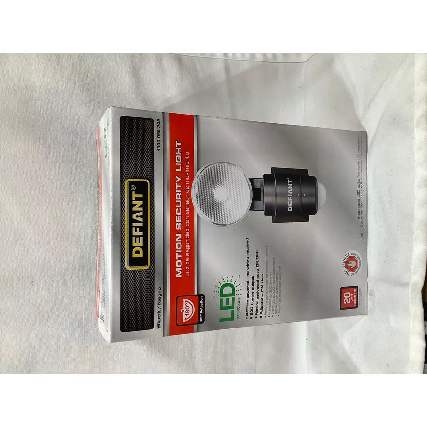 Defiant Motion Security Light (Black) 20W