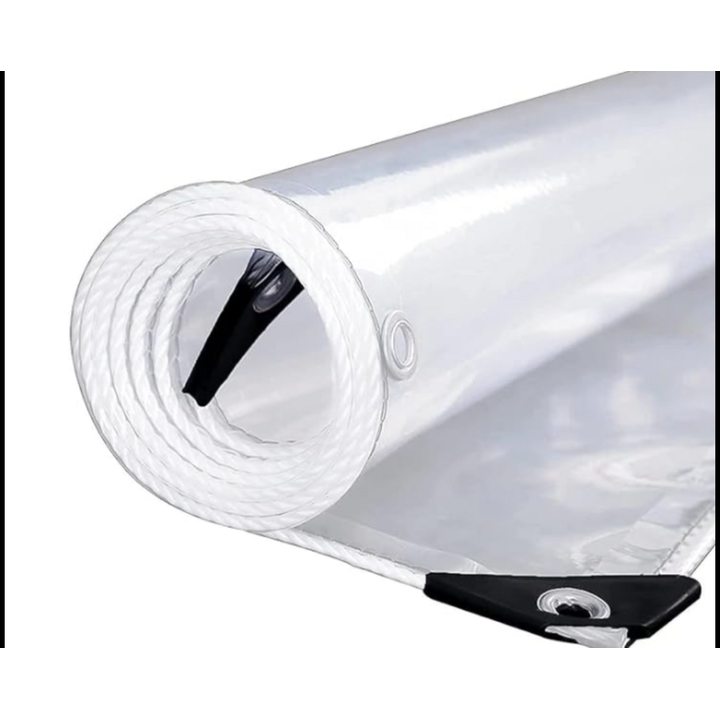Heavy Duty Water Proof Transparent Tarp 6'x10'