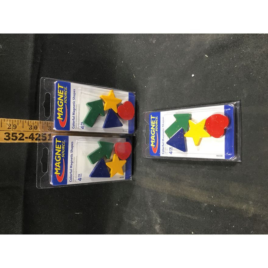 Buying (3) Magnet Source 4pk Coorful Magnetic Shapes