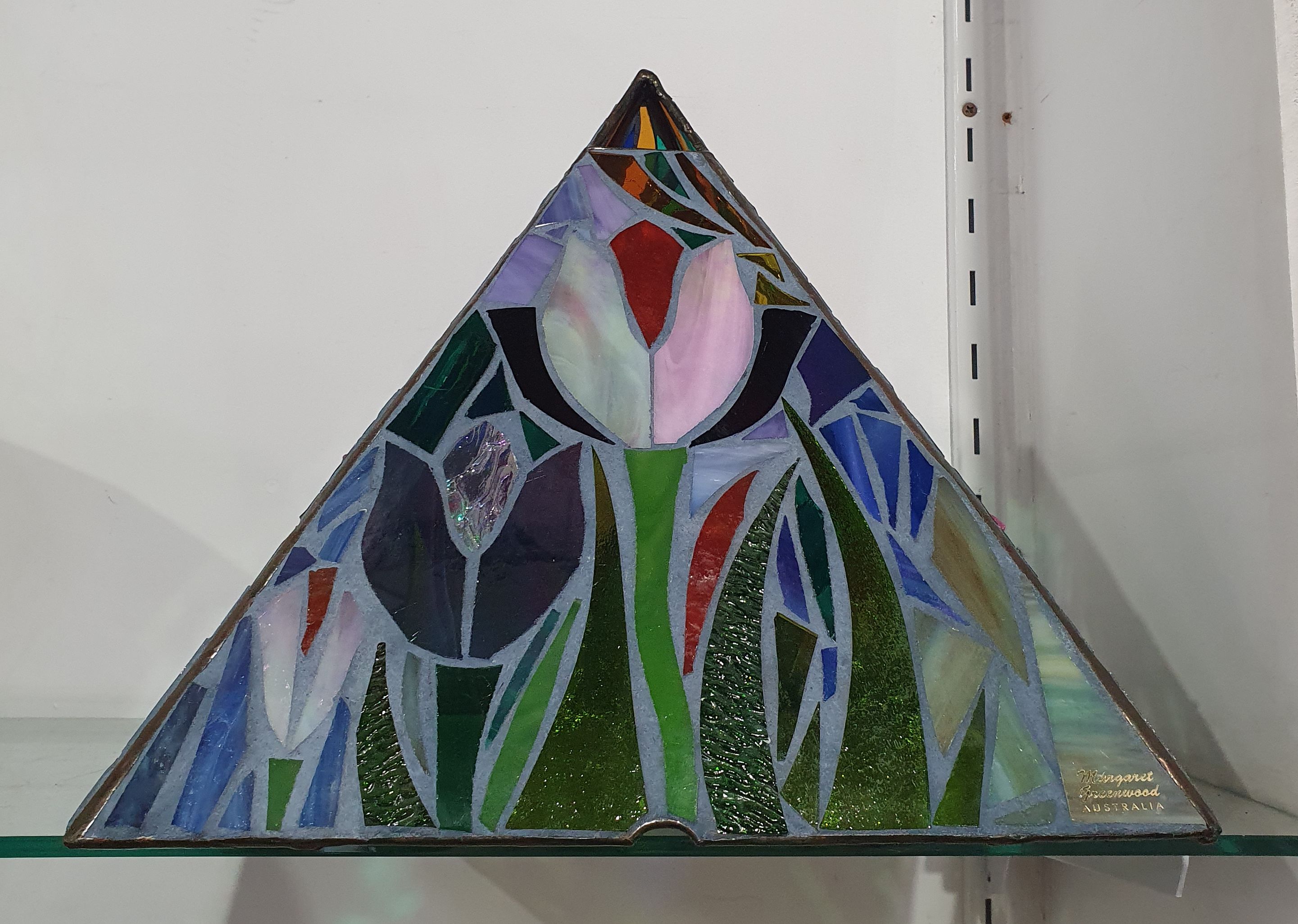 A MARGARET GREENWOOD AUSTRALIA LEADLIGHT LANTERN