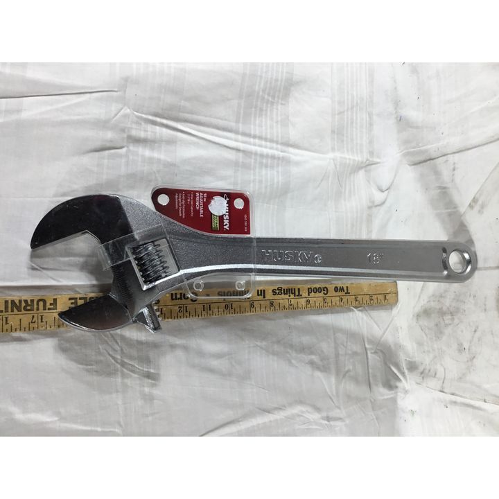 Husky 18" Adjustable Wrench