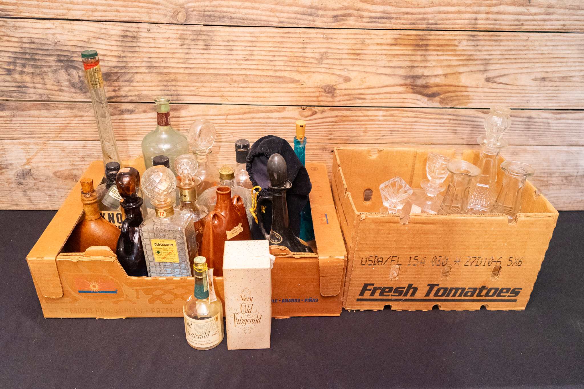 Old Liquor Bottles & Decanters | Harritt Group, Inc