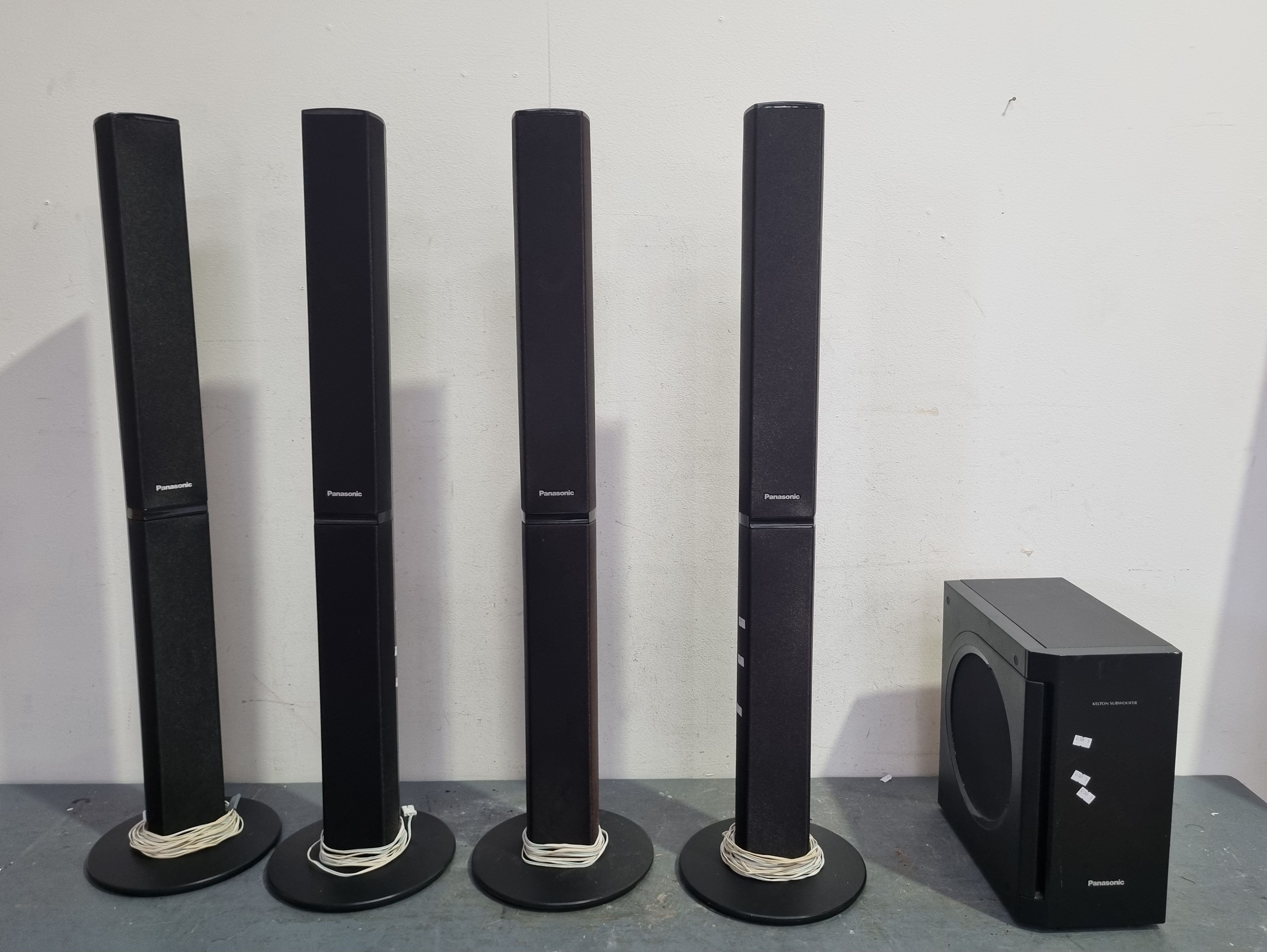 1380 · A GROUP OF PANASONIC SPEAKERS