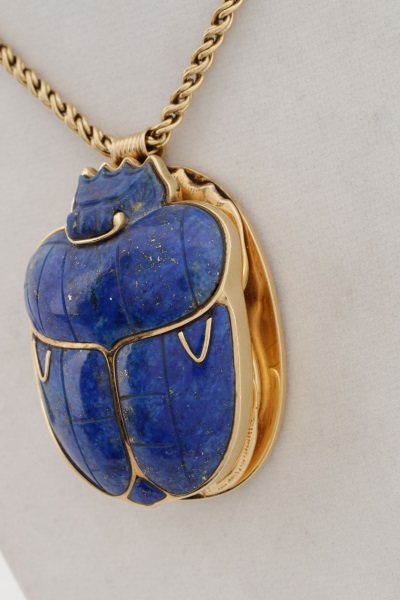 lapis lazuli scarab
