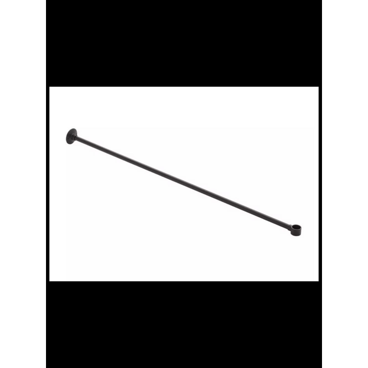 AIFOYO Tension, Shower, Window Curtain Rod-41'' x 75'' Adjustable (Black)
